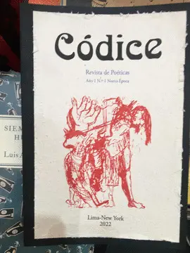 CÓDICE. REVISTA DE POÉTICAS N° 1 CÓDICE. REVISTA DE POÉTICAS N° 1