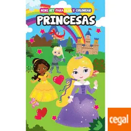 PRINCESAS. MINI SET PARA LEER Y COLOREAR