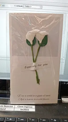 TARJETA DE REGALO FLORES